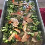 Broccoli w/ Bai Ling Mushroom 百灵菇西蘭花