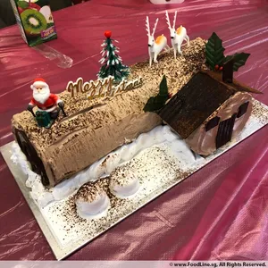 Chocolate Log Cake (1KG)