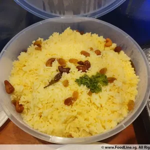 Garlic Butter Rice with Raisins