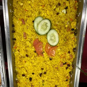 Christmas Fried Rice with Diced Turkey & Pineapple
