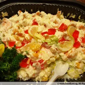 Salad Prawn Ball w/ Cocktail 什果沙律虾球
