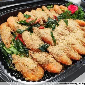 Oat Battered Prawn 麦片虾