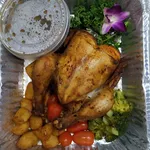 Pan Seared Rosemary Chicken with Caramelised Onion in Balsamic Pan Jus