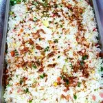 Fried Rice w/ Seafood & Ham 火腿海鲜炒饭