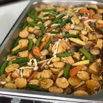 Braised Egg Beancurd and Vegetables in Silky Egg Gravy 红烧豆腐