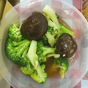 Mushrooms with Broccoli