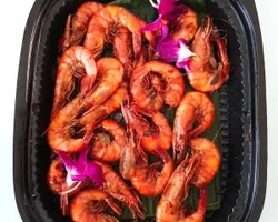 Superior Har Lok Style Jumbo Prawns (干煎虾碌) | Customer Photo | Le Xin Catering Group Pte Ltd