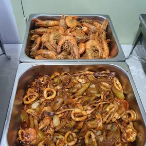 Oatmeal Honey Prawns