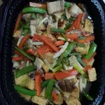Braised Beancurd w/Roast Pork & Leek