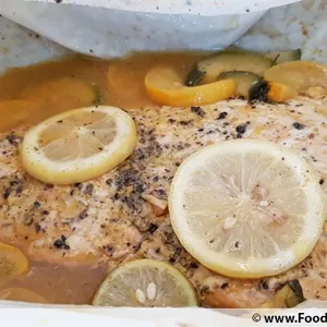 Sweet Citrus Salmon Parcel<br>