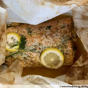 Sweet Citrus Salmon Parcel<br>