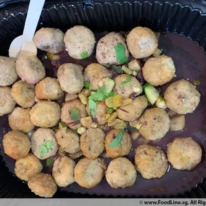 Cranberry Meatballs with Roasted Zucchini<br>