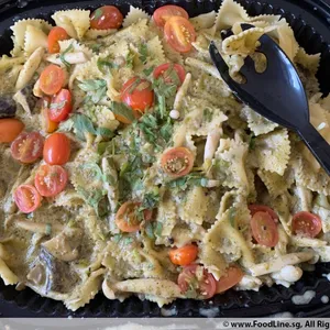 Wild Mushroom Pesto Pasta (V)<br>