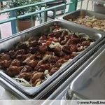 Warm Russian Potato Salad with Grilled Honey Soy Chicken Drumlets