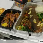 Baked Mustard Maple Scented Whole Salmon Fillet with Creamy Garlic Dill Sauce (1.6-1.8kg)