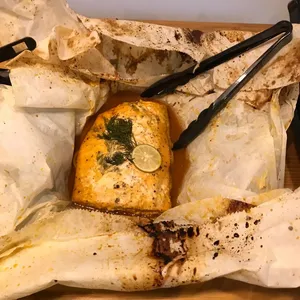 Sweet Citrus Salmon Parcel<br>