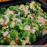 Braised Bamboo Fungus with Broccoli & Crab Meat 蟹肉竹笙烩西兰花