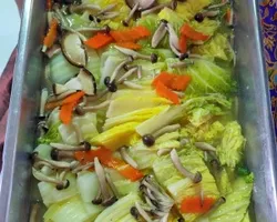 Mixed Cabbage W Mushroom & Wolfberry | Customer Photo | ECreative Catering Pte Ltd