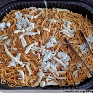 Braised Ee Fu Noodles with Atlantic Crab Meat and Chives