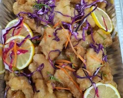 Breaded Fish Fillet In Lemon Dill | Customer Photo | Le Rainbow Catering