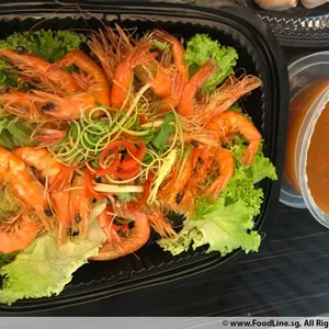 Mermaid Prawn with Nonya Chilli Sauce – 龙飞凤舞