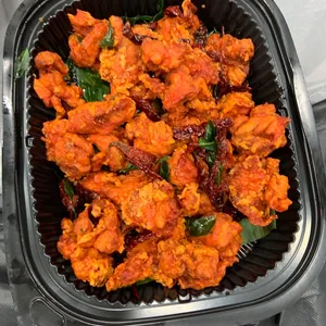 Chicken 65 (Fried Chicken w Curry Leave & Spices Sauce)