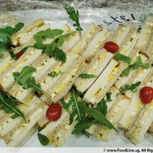 Egg Mayonnaise Finger Sandwich