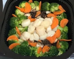 Sautéed Scallop with Broccoli & Mushroom | Customer Photo | WE Cater