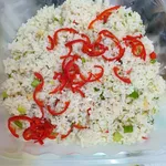 Crabmeat Egg White Fried Rice 蟹粒蛋白炒饭 <i>Serves 5 - 6 pax</i>