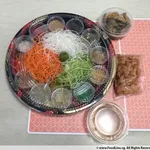 Luxurious Crispy Salted Egg Fish Skin Yu Sheng