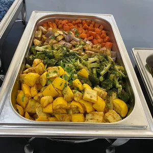 Roasted Rainbow Vegetables (Vg) <i>with broccoli, eggplant, carrot and