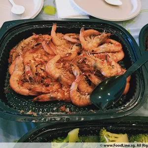 Thai Style Steamed Tiger Prawn with Chilli Lime 泰式蒸酸辣虎虾