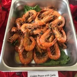Golden Prawn with Garlic 蒜茸虾碌