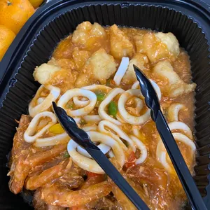 Seafood Pot with Chilli Crab Sauce