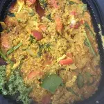 Stir-Fried Yellow Curry - Prawns