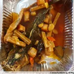 Braised Sea Bass with Sliced Yam and Roasted Pork 红烧香芋烧肉金目鲈鱼