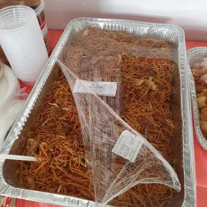 Cantonese Style Sha Cha Egg Noodles with Shredded Chicken