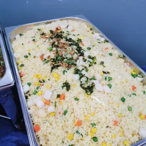 Golden Fried Rice with Scallop and Chives