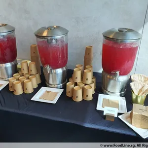 Cherry Hibiscus Iced Tea <i>made with dried Japanese hibiscus and cherry juice</i>
