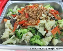 Broccoli & Cauliflower w Mushroom Medley 双花炒香菇 | Customer Photo | Xiang's Catering