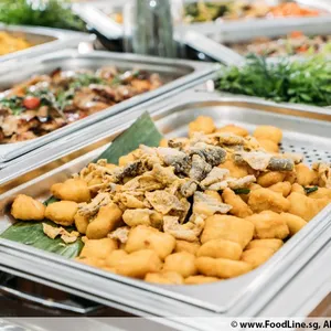 Golden Salted Egg Hoki Fish <i>topped with crispy fish skin</i>