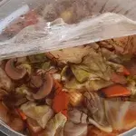 Luo Han cabbage with Fatt Choy 发财罗汉斋