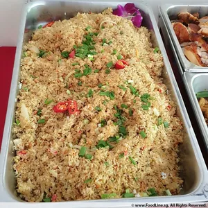 Golden Fried Rice W Scallop 干贝金银炒饭