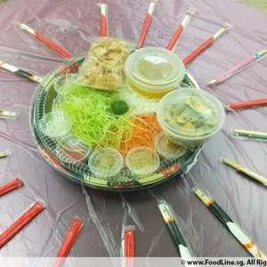 Abundant Wealth Crispy Fish Skin Yu Sheng