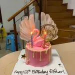 1x Flamingo Cake @$69 (Size: 6 Inch) (Flavours: Cookies and Cream)