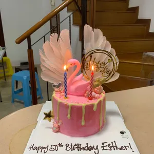 1x Flamingo Cake @$69 (Size: 6 Inch) (Flavours: Cookies and Cream)