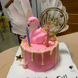 1x Flamingo Cake @$69 (Size: 6 Inch) (Flavours: Cookies and Cream)