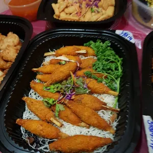 Sugarcane Shrimp Roll – 元宝送福