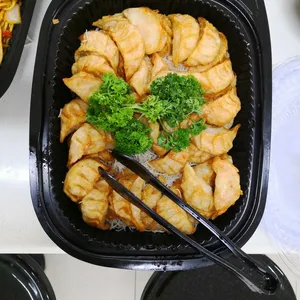 Mushroom Gyoza with Vinegar Dip