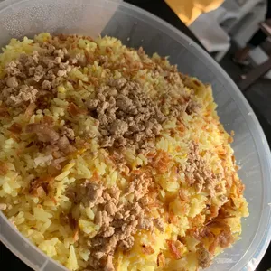 Golden Salted Egg Fried Rice With Minced Chicken - 金玉满堂